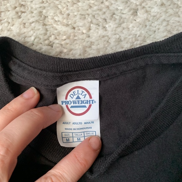 🎇🎆3for$9!Harley Quinn with hammer black t-shirt- size M- - Picture 3 of 3